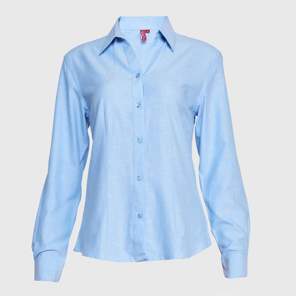 Blusa Oxford color Celeste