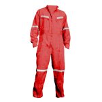 overol poplin rojo