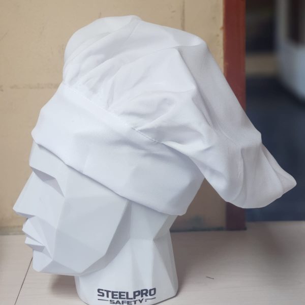 Gorro Chef Champiñón Blanco y negra Confeccion Propia.