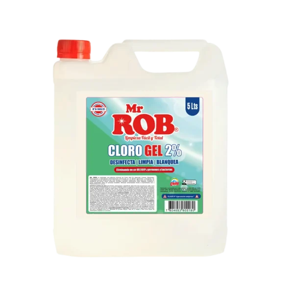 Cloro Gel 2%    Desinfectante de Superficies  Registro ISP N° D-1443/21