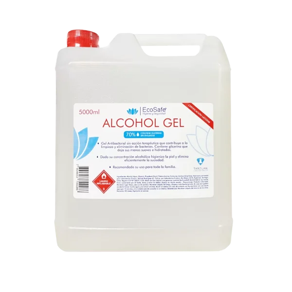 Alcohol gel con glicerina Bidón 5 litros EcoSafe