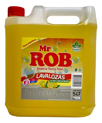 Lavaloza Mr Rob Amarillo - Botella de 5 Lt.