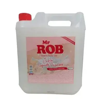 Jabon Liquido Cremoso 5 Lts Mr Rob