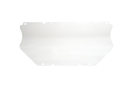 VISOR DE POLICARBONATO TRANSPARENTE C/ SLOTS P/ MENTONERA MSA