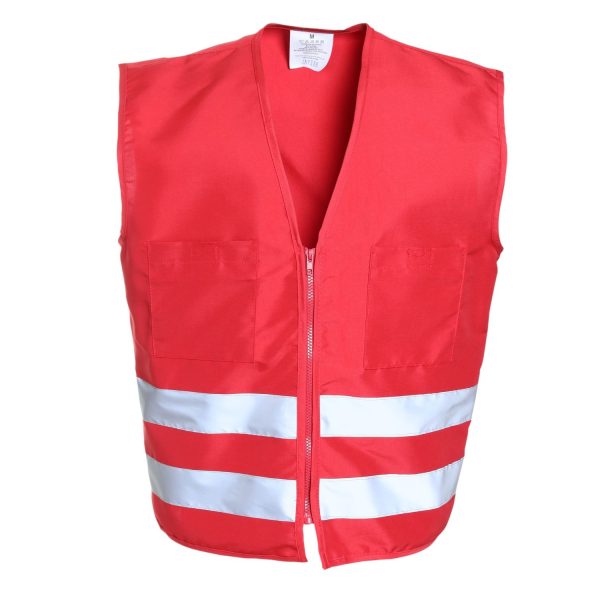 Chaleco Geologo Poplin Guardia color Rojo