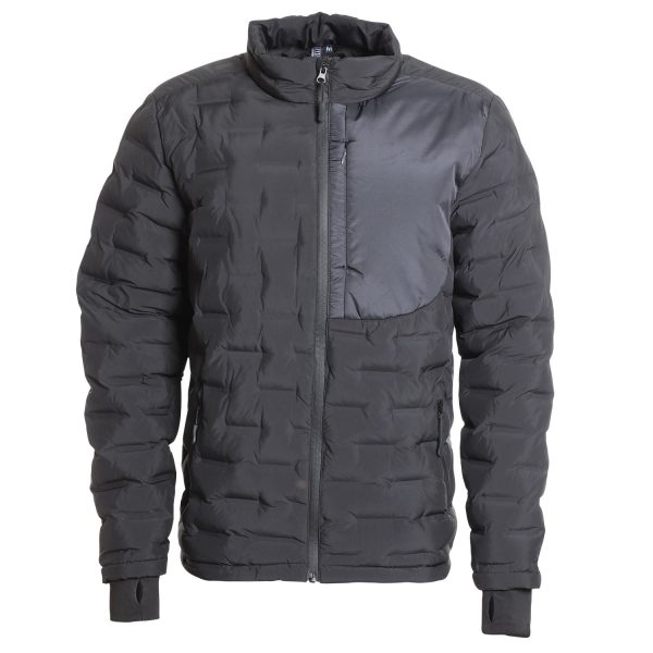Parka Térmica Incahuasi Hombre Negra-Azul Marino