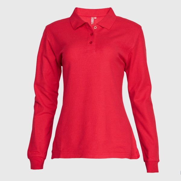 Polera Piqué 80/20 Manga Larga Mujer