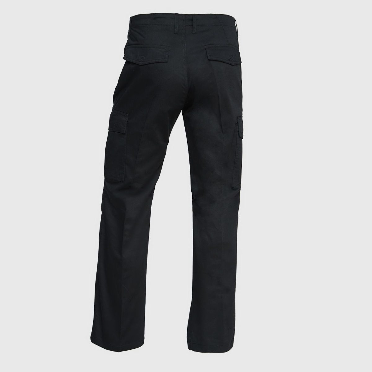 Pantalon Cargo Gabardina T/C Hombre Colores Negro-Gris - Imagen 2