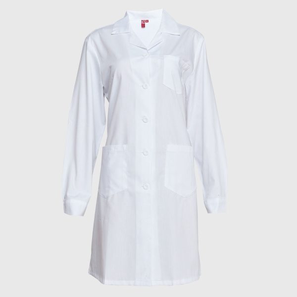 Delantal Poplin Mujer colores Blanco-Celeste-Azul Marino