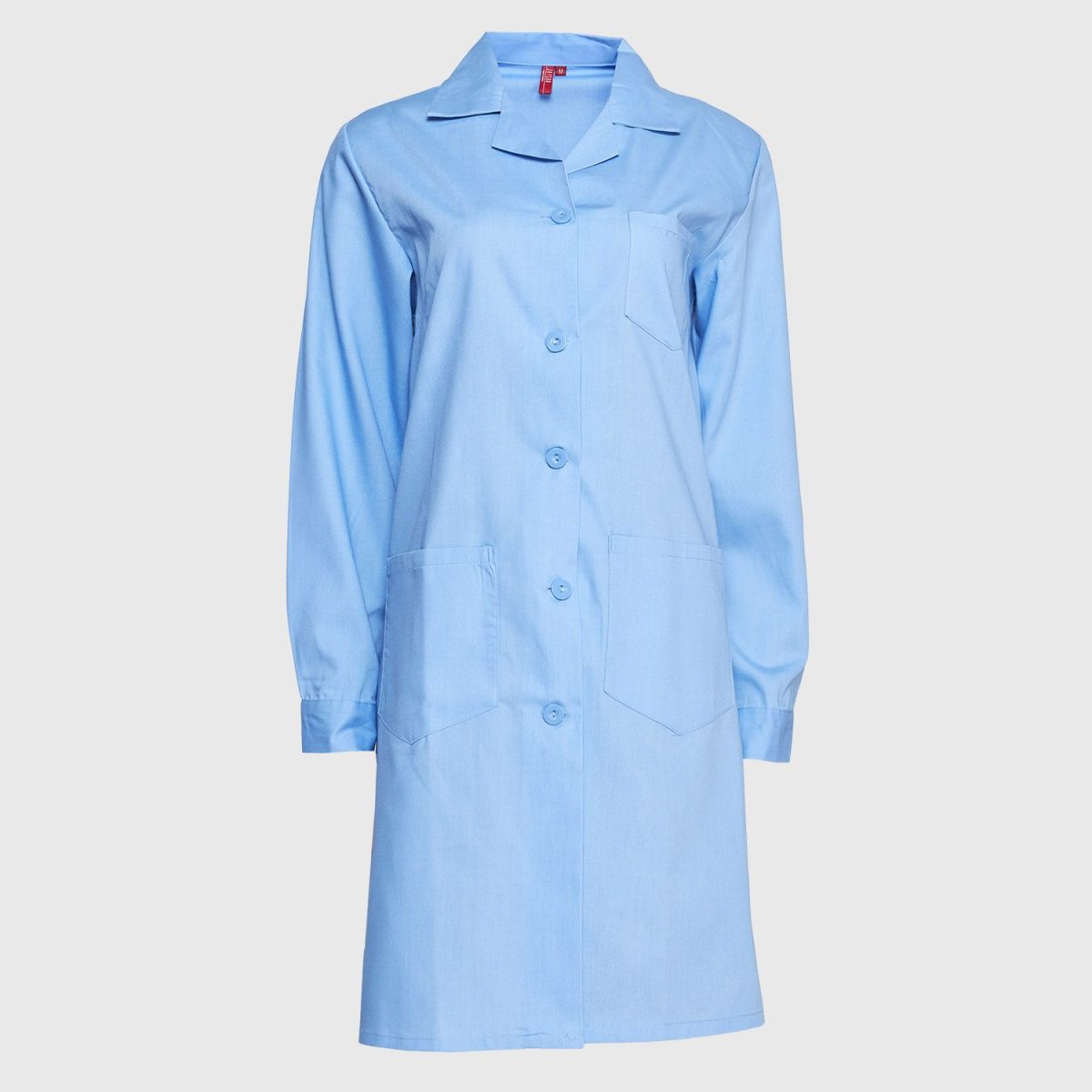 Delantal Poplin Mujer colores Blanco-Celeste-Azul Marino - Imagen 7