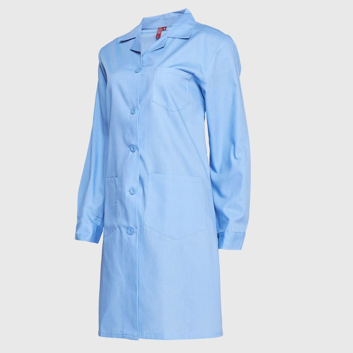 Delantal Poplin Mujer colores Blanco-Celeste-Azul Marino - Imagen 6