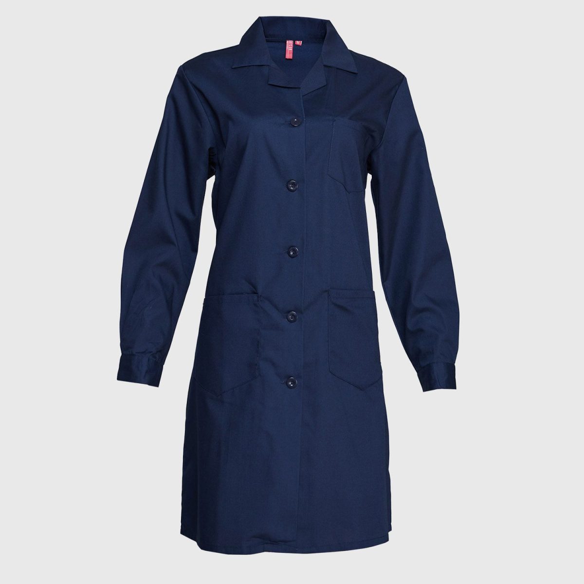 Delantal Poplin Mujer colores Blanco-Celeste-Azul Marino - Imagen 4