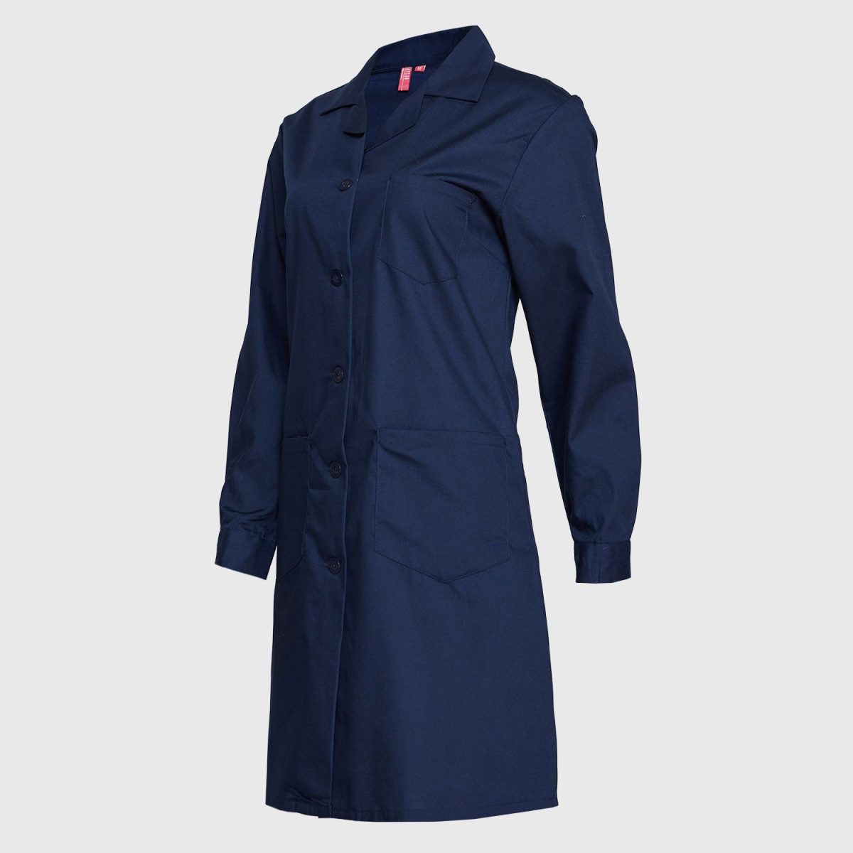 Delantal Poplin Mujer colores Blanco-Celeste-Azul Marino - Imagen 3