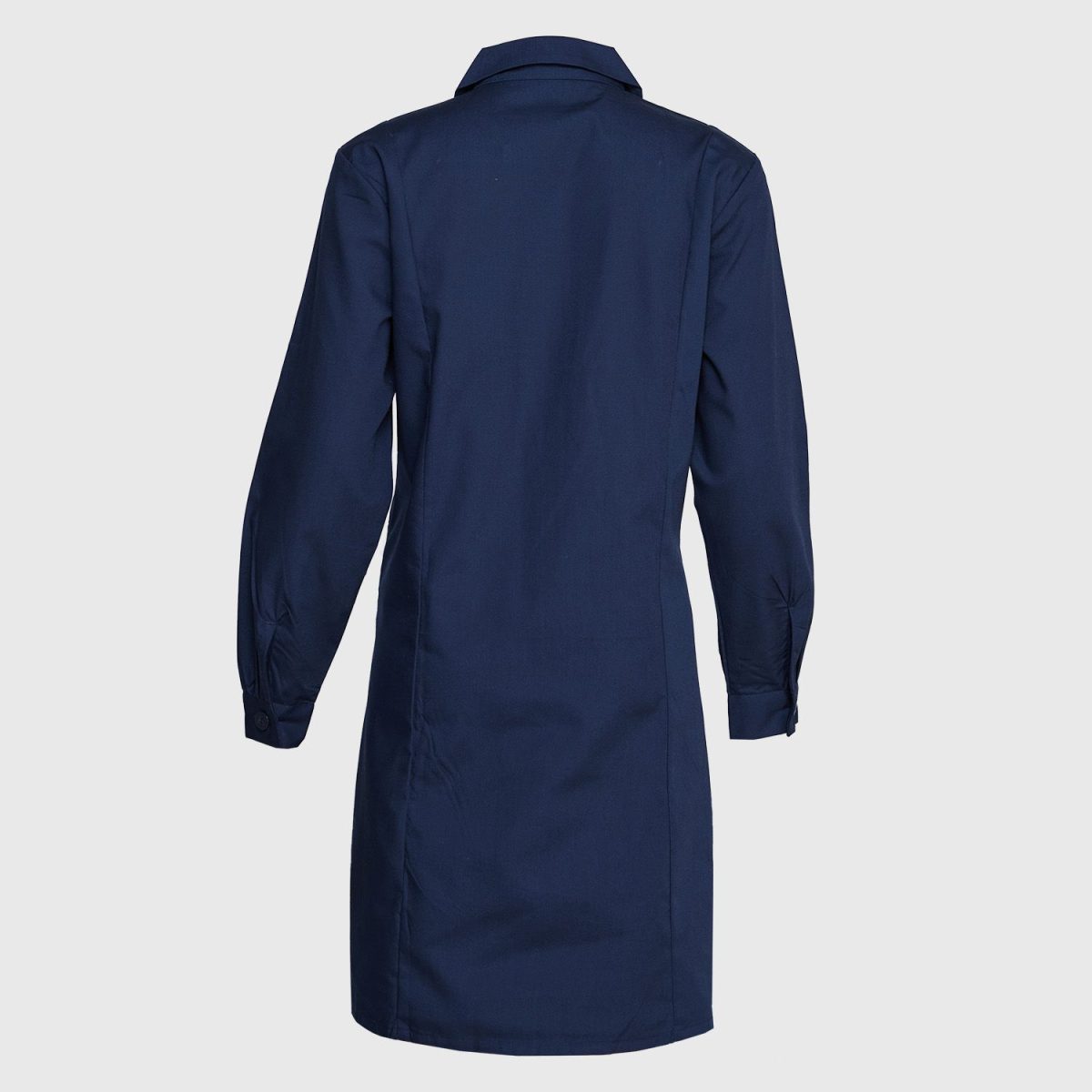 Delantal Poplin Mujer colores Blanco-Celeste-Azul Marino - Imagen 2