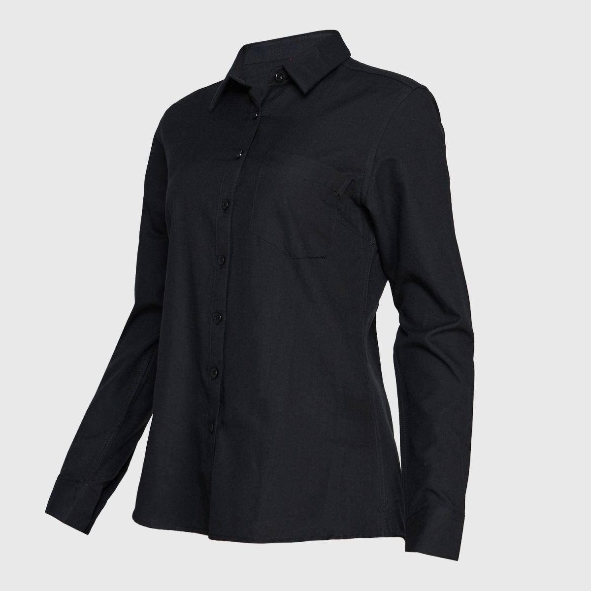 Blusa Oxford B/Pegado Guardia M/L negra - Imagen 2