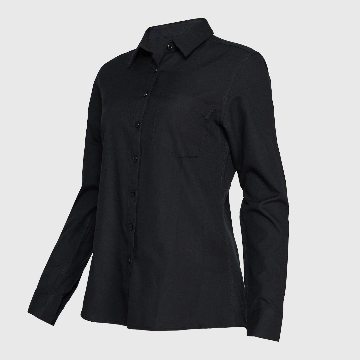 Blusa Oxford B/Pegado Guardia M/L negra - Imagen 2