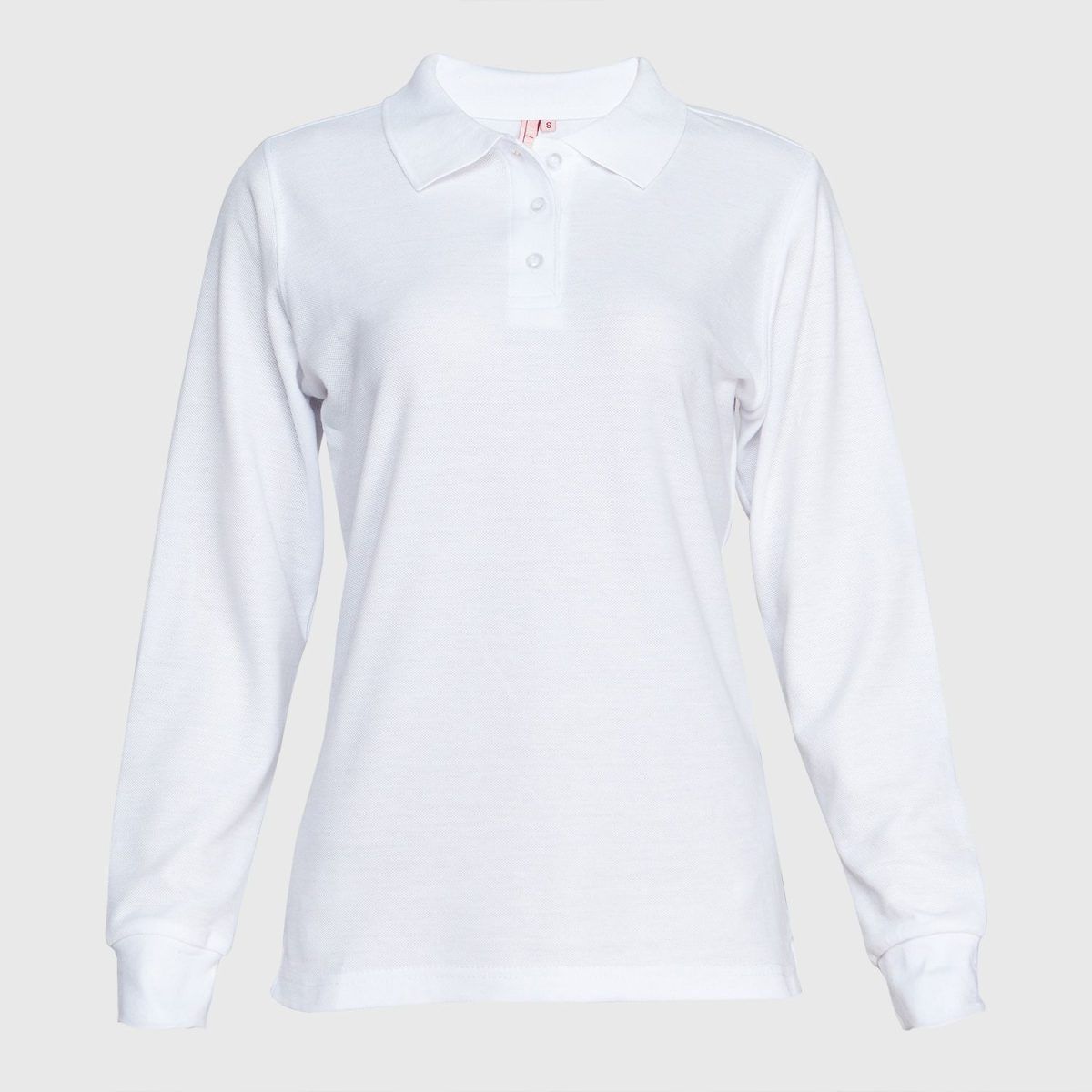 POLERA PIQUE T/C 65-35 MUJER M/LARGA - Imagen 6