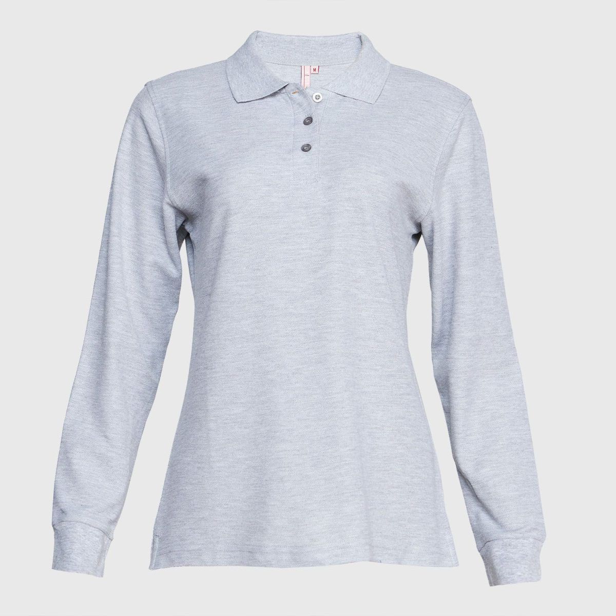 POLERA PIQUE T/C 65-35 MUJER M/LARGA - Imagen 2