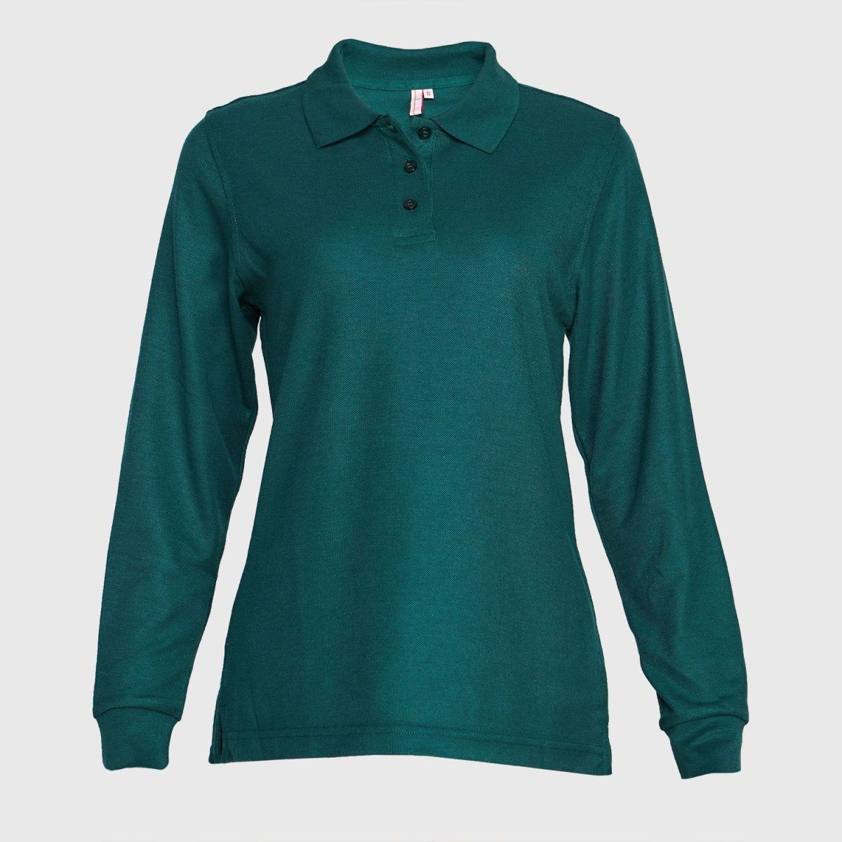POLERA PIQUE T/C 65-35 MUJER M/LARGA - Imagen 3