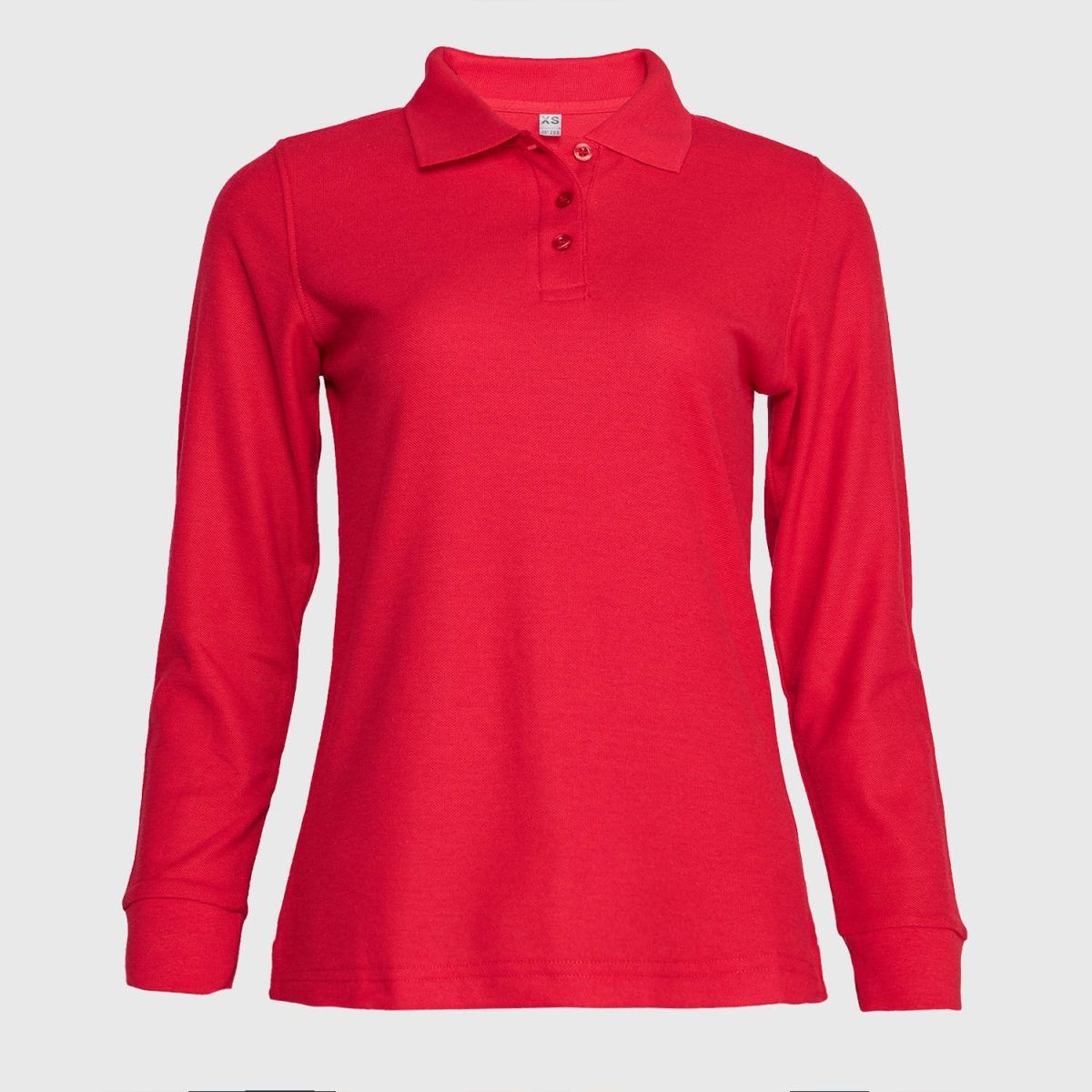 POLERA PIQUE T/C 65-35 MUJER M/LARGA - Imagen 4