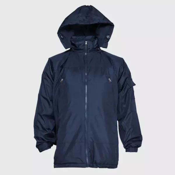 PARKA BASICA HOMBRE NEGRO-AZUL MARINO